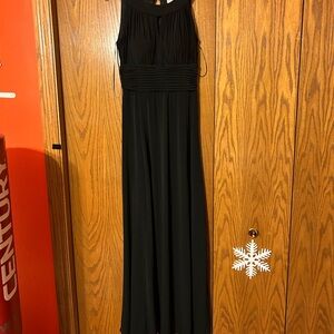 Black High Neck Sleeveless Dress